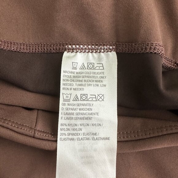 2/$24 Zuda Z-Stretch Colorblocked Leggings French Roast Small #A0317 TRB2 - Picture 7 of 8